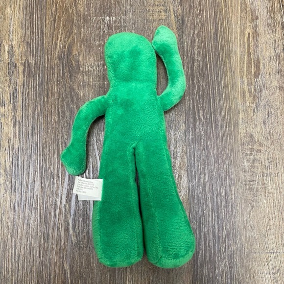 Gumby Green Plush 9" Prema Toy Stuffed Animal Bendable Character Figure Kid Gift - Picture 5 of 9